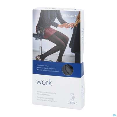 Sie sehen eine Packung Stuetzstruempfe Belsana/work Ad Knie Gr L Nachtlbau 2st, Produktbild: 02 Stuetzstruempfe Belsana/work Ad Knie Gr L Nachtlbau 2st, A-Nr.: 5225583 - 02