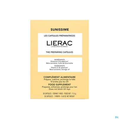 Sonnenprodukte Lierac Sunissime Preparing Capsules 30cap 1pk, A-Nr.: 5849680 - 01