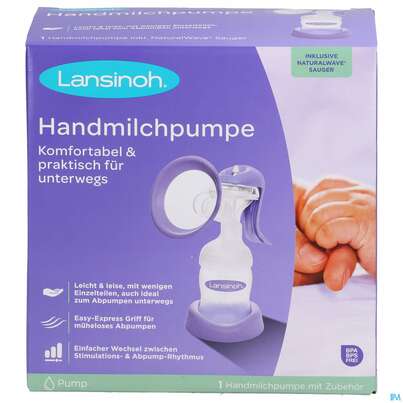 Milchpumpen-u.zubehoer Lansinoh Hand/weithalssystem +2 Flaschen +deckel Id 50 1st, A-Nr.: 4279588 - 01