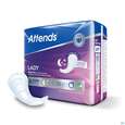 Sie sehen eine Packung Inkontinenz Attends Einlagen/vorlage Lady Night Pad 6 30st, Produktbild: 05 Inkontinenz Attends Einlagen/vorlage Lady Night Pad 6 30st, A-Nr.: 5630007 - 05