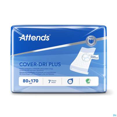 Krankenunterlagen Attends Cover Dri Plus 80x170cm 7st, A-Nr.: 3791545 - 01