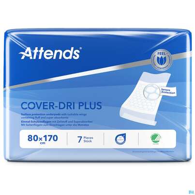 Krankenunterlagen Attends Cover Dri Plus 80x170cm 7st, A-Nr.: 3791545 - 02