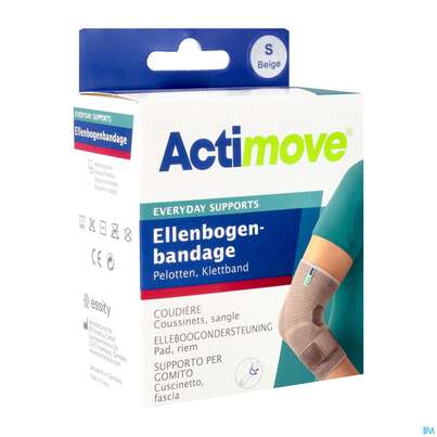 Sie sehen eine Packung Ellbogenbandagen Actimove Epimotion Gr S 21-23cm 1st, Produktbild: 04 Ellbogenbandagen Actimove Epimotion Gr S 21-23cm 1st, A-Nr.: 5059788 - 04