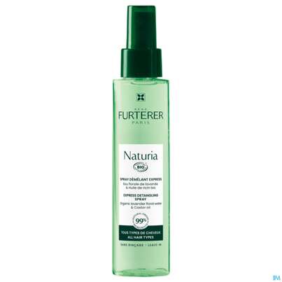 Sie sehen eine Packung Furterer Naturia Entwirrungsspray 200ml, Produktbild: 02 Furterer Naturia Entwirrungsspray 200ml, A-Nr.: 5745992 - 02