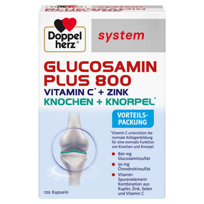 Doppelherz system GLUCOSAMIN PLUS 800 VITAMIN C + ZINK, A-Nr.: 5678853 - 01