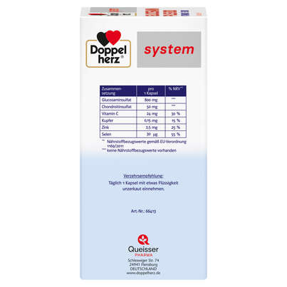 Doppelherz system GLUCOSAMIN PLUS 800 VITAMIN C + ZINK, A-Nr.: 5678853 - 03