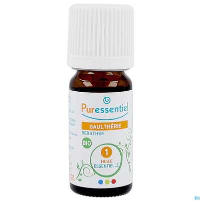 Sie sehen eine Packung Aetherische Oele Puressentiel/bio Wintergruen 10ml, Produktbild: 02 Aetherische Oele Puressentiel/bio Wintergruen 10ml, A-Nr.: 4934136 - 02