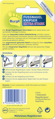 Burgit Fußnagel Knipser Extra Stark, A-Nr.: 5406244 - 02
