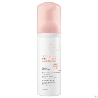 Sie sehen eine Packung Avene Basispflege Reinigungsschaum Mattierend 150ml, Produktbild: 01 Avene Basispflege Reinigungsschaum Mattierend 150ml, A-Nr.: 4097203 - 01