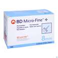 Injektionsspritzen U.zubeh. Bd Microfine Pen Nadel 8mmx 0,25mm 100st, A-Nr.: 5197415 - 02