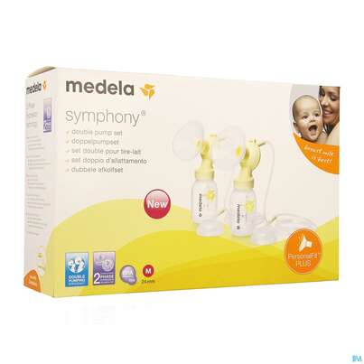 Medela Symphony/doppelpumpset Personalfit+ Gr.m 24mm 1st, A-Nr.: 5409509 - 02