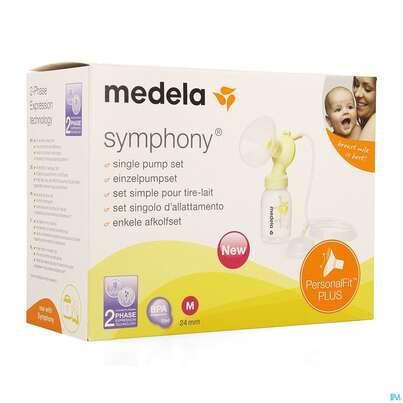 Sie sehen eine Packung Medela Symphony/einzelpumpset Personalfit+ Gr.m 24mm 1st, Produktbild: 02 Medela Symphony/einzelpumpset Personalfit+ Gr.m 24mm 1st, A-Nr.: 5409478 - 02
