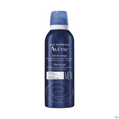 Sie sehen eine Packung Rasiercreme,-seife,-wasser Avene Men Rasiergel Neu 150ml, Produktbild: 01 Rasiercreme,-seife,-wasser Avene Men Rasiergel Neu 150ml, A-Nr.: 5659643 - 01