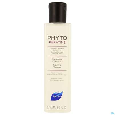 Sie sehen eine Packung Shampoon Phytokeratine Strapaziertes Haar 250ml, Produktbild: 01 Shampoon Phytokeratine Strapaziertes Haar 250ml, A-Nr.: 5267446 - 01