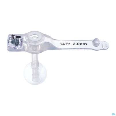 Sie sehen eine Packung Ernaehrungssonde Flocare/minisoft Button Austauschsonde Ch 14/3,5cm 1st, Produktbild: 01 Ernaehrungssonde Flocare/minisoft Button Austauschsonde Ch 14/3,5cm 1st, A-Nr.: 5198018 - 01