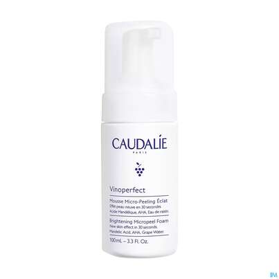Sie sehen eine Packung Caudalie Vinoperfect Mikro-peeling Schaum 100ml, Produktbild: 01 Caudalie Vinoperfect Mikro-peeling Schaum 100ml, A-Nr.: 5859023 - 01