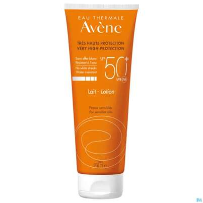Sie sehen eine Packung Sonnenprodukte Avene Milch 50+ 100ml, Produktbild: 02 Sonnenprodukte Avene Milch 50+ 100ml, A-Nr.: 4995563 - 02