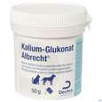 Sie sehen eine Packung Veterinaerprodukte Kalium Glukonat Albrecht F Hunde +katzen +messloeffel 50g, Produktbild: 02 Veterinaerprodukte Kalium Glukonat Albrecht F Hunde +katzen +messloeffel 50g, A-Nr.: 4775554 - 02