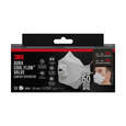 3M™ Aura™ Comfort Cool Flow™ Partikelmaske 9332+, FFP3, mit Ventil, 5er-Packung, A-Nr.: 5920188 - 01