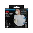 Sie sehen eine Packung 3M™ Maske für Hand- und Maschinenschleifen, FFP2, mit Ventil, 3 pro Packung, Produktbild: 02 3M™ Maske für Hand- und Maschinenschleifen, FFP2, mit Ventil, 3 pro Packung, A-Nr.: 5646876 - 02