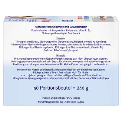 Doppelherz system MAGNESIUM + KALIUM CITRAT SPORT, A-Nr.: 5762507 - 03