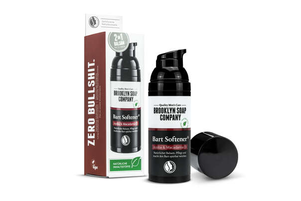 Sie sehen eine Packung Brooklyn Soap Company Bart Softener 50ml, Produktbild: 01 Brooklyn Soap Company Bart Softener 50ml, A-Nr.: 5672187 - 01