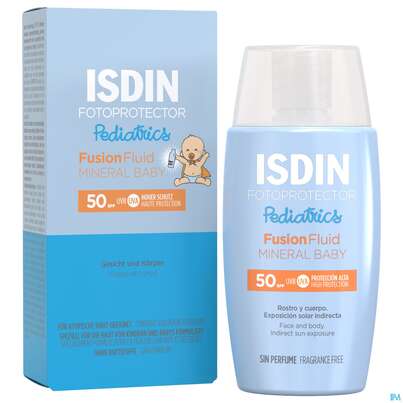 Sie sehen eine Packung Sonnenprodukte Isdin/fotoprotection Pediatrics Mineral Baby Lsf 50 50ml, Produktbild: 04 Sonnenprodukte Isdin/fotoprotection Pediatrics Mineral Baby Lsf 50 50ml, A-Nr.: 5570222 - 04