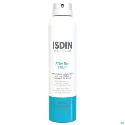 Sie sehen eine Packung Sonnenprodukte Isdin/post-solar After Sun Spray 200ml, Produktbild: 01 Sonnenprodukte Isdin/post-solar After Sun Spray 200ml, A-Nr.: 5570162 - 01
