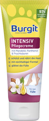 Sie sehen eine Packung Burgit Intensiv Pflegecreme 75ml, Produktbild: 01 Burgit Intensiv Pflegecreme 75ml, A-Nr.: 5759356 - 01