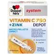 Sie sehen eine Packung Doppelherz system VITAMIN C 750 DEPOT MICRO-PELLETS DIRECT, Produktbild: 01 Doppelherz system VITAMIN C 750 DEPOT MICRO-PELLETS DIRECT, A-Nr.: 5214303 - 01