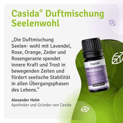 Sie sehen eine Packung Duftmischung „Seelenwohl“ – ätherisches Öl, Produktbild: 07 Duftmischung „Seelenwohl“ – ätherisches Öl, A-Nr.: 5758173 - 07