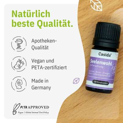 Sie sehen eine Packung Duftmischung „Seelenwohl“ – ätherisches Öl, Produktbild: 09 Duftmischung „Seelenwohl“ – ätherisches Öl, A-Nr.: 5758173 - 09