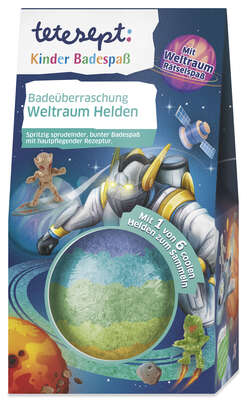 tetesept Kids Weltraumhelden Sprudelball 175g, A-Nr.: 5664934 - 01