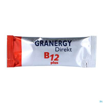 Sie sehen eine Packung Dr.grandel Granergy Direkt B12 Plus Briefchen Nr 3292 20st, Produktbild: 06 Dr.grandel Granergy Direkt B12 Plus Briefchen Nr 3292 20st, A-Nr.: 4257871 - 06