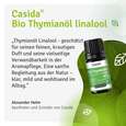 Sie sehen eine Packung Bio Thymianöl linalool, Produktbild: 08 Bio Thymianöl linalool, A-Nr.: 5955554 - 08