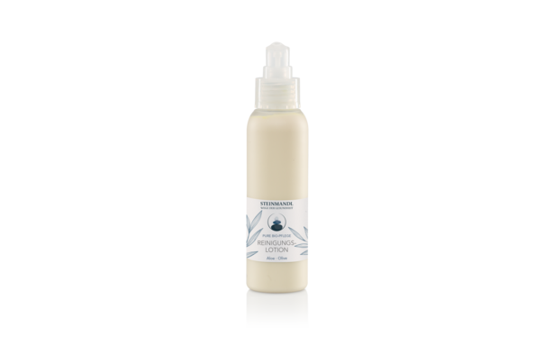 Sie sehen eine Packung STEINMANDL PURE REINIGUNGSLOTION 125ML, Produktbild: 01 STEINMANDL PURE REINIGUNGSLOTION 125ML, A-Nr.: 5975120 - 01