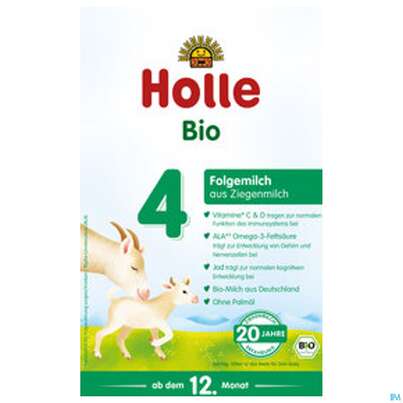 Holle Bio Saeuglichsmilch Folgemilch Ziege Dha 4 400g, A-Nr.: 5584483 - 02