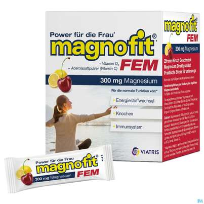 Magnofit Fem 300mg Stick 30st, A-Nr.: 5833503 - 12