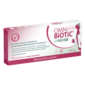 OMNi-BiOTiC® iMMUND, 10 Lutschtabletten, A-Nr.: 5672974 - 01