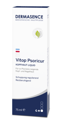 Sie sehen eine Packung DERMASENCE Vitop Psoricur Kopfhaut-Liquid, Produktbild: 01 DERMASENCE Vitop Psoricur Kopfhaut-Liquid, A-Nr.: 5967669 - 01