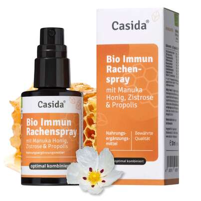 Bio Immun Rachenspray mit Manuka Honig, Zistrose &amp; Propolis, A-Nr.: 5957671 - 01