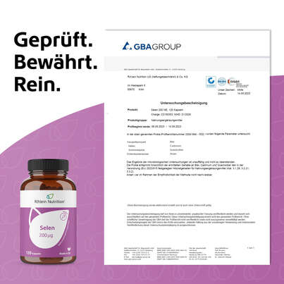 R(h)ein Nutrition Selen 200 µg Kapseln hochdosiert vegan, A-Nr.: 5987212 - 07