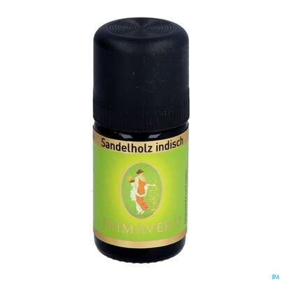Sie sehen eine Packung Aetherische Oele Primavera Sandelholz Indisch 5ml, Produktbild: 03 Aetherische Oele Primavera Sandelholz Indisch 5ml, A-Nr.: 2583922 - 03