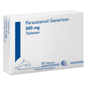 Paracetamol Genericon bei Schmerzen und Fieber, A-Nr.: 1181274 - 01