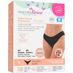 Bio Periodenslip Modern Masmi Reuse - Waschbar - Größe M, A-Nr.: 5995766 - 01