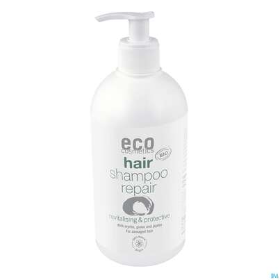 Sie sehen eine Packung Shampoon Eco Cosmetics Haarpflege Bio Repair Myrte+gingko Jo 500ml, Produktbild: 02 Shampoon Eco Cosmetics Haarpflege Bio Repair Myrte+gingko Jo 500ml, A-Nr.: 5584224 - 02