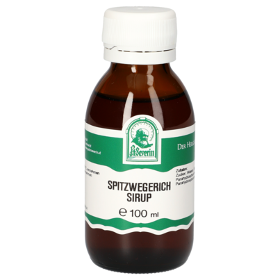 Sie sehen eine Packung SPITZWEGERICH SIRUP 100 ML, Produktbild: 01 SPITZWEGERICH SIRUP 100 ML, A-Nr.: 5645865 - 01