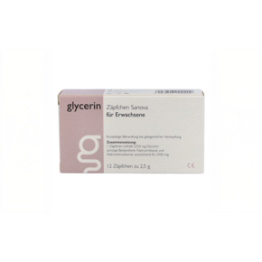 Glycerin Zäpfchen Sanova MP für Erwachsene, A-Nr.: 5947299 - 01