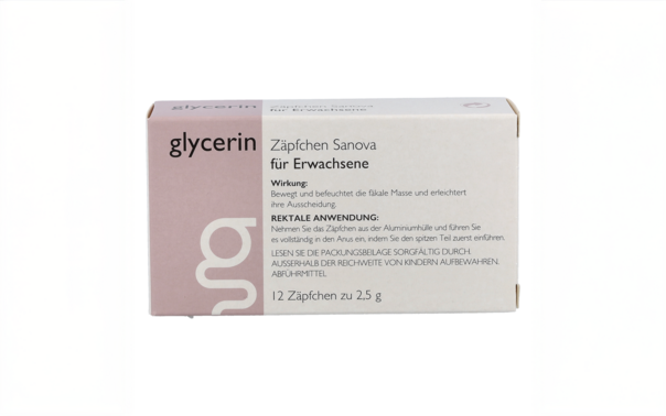 Glycerin Zäpfchen Sanova MP für Erwachsene, A-Nr.: 5947299 - 02