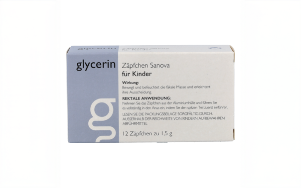 Glycerin Zäpfchen Sanova MP für Kinder, A-Nr.: 5947307 - 02